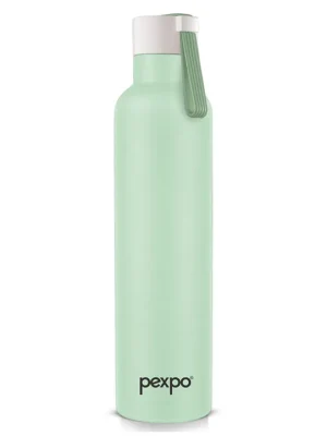 Oslo Hot & Cold Stainless Steel Water Bottle Thermosteel FlaskVacuum Insulated ISI Certified 1000ml Sea Green Gift for Girls & BoysOffice Home Gym Adults