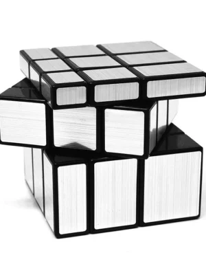 3x3 Mirror Magic Speed Cube Puzzle Silver