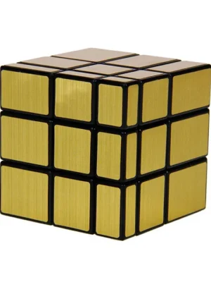 3x3 Mirror Magic Speed Cube Puzzle Gold
