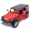 Kidsden Die Cast Pull Back Jeep Car Toy with Openable Door Multicolor