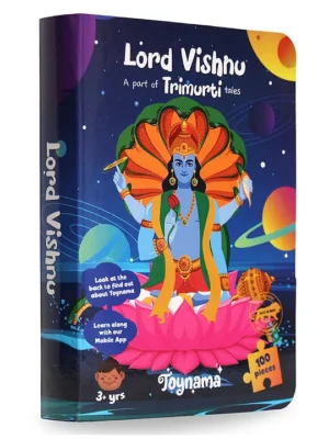 Educational Toys for Kids Vishnu 100 Pcs Jigsaw Puzzles Ages 3+ Cultural Interactive Learning with App