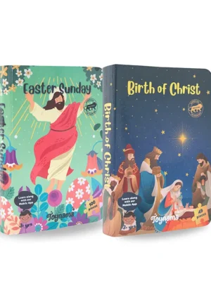Educational Toys for Kids Easter Sunday Birth of Christ 49 and 100 Pcs Jigsaw Puzzles Ages 3+ Cultural Interactive Learning with App