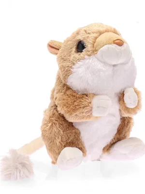 Kangaroo Rat Soft Toy Tan Height 18.5 cm
