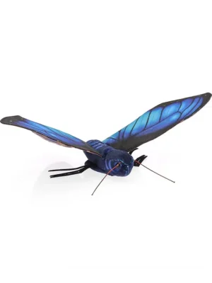 Morpho Butterfly Soft Toy Blue Length 37 cm