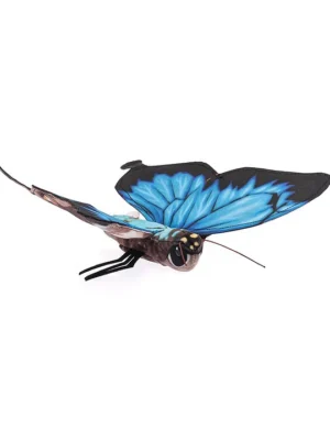 Ulysses Butterfly Soft Toy Blue Length 35 cm