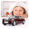 Magicwand DieCast Zinc Alloy 1:24 Scale 2022 Rollls Roycee Phantom Large with 6 Openable DoorsLight & Music