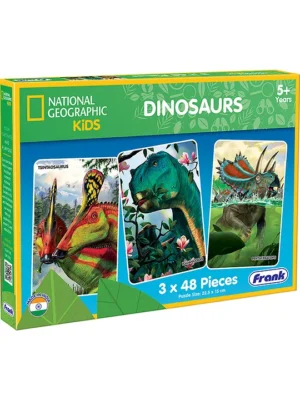 National Geographic Kids Dinosaurs Jigsaw Puzzle (144 Pieces) for kids above 6+ Years 40502