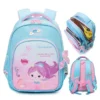 YAMAMA School Bags Cute Mermaid Backpack For Kids With Adjustable Straps Premium Design Bag For Kids Best For School Picnic Holidays (Height 12 Inch Multicolor)