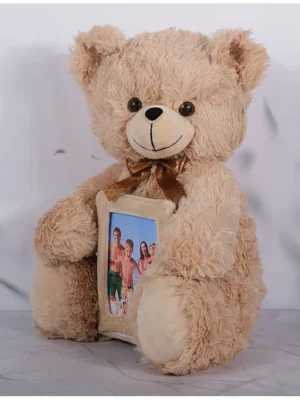 Dukiekooky Super Cute & Adorable Light Brown Teddy Bear Soft Toy Height 40 cm