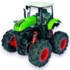 Amitasha Super Toy Push and Go Mini Tractor Toy for Kids Unbreakable Die Cast 360 Stunt Friction Power 4WD Truck for Boys Birthday Gift Green