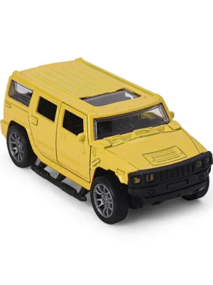 KIDS FUN Toys Kids Fun Toys Pull Back 1:32 DieCast Car SUV Yellow