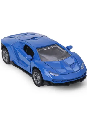 KIDS FUN Toys Kids Fun Toys Pull Back 1:32 Die Cast Sport Toy Car Blue