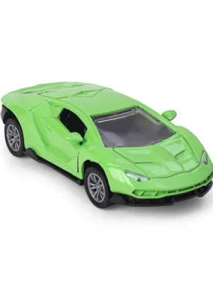 KIDS FUN Toys Kids Fun Toys Pull Back 1:32 Die Cast Sport Toy Car Green