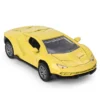 KIDS FUN Toys Kids Fun Toys Pull Back 1:32 Die Cast Sport Toy Car Yellow