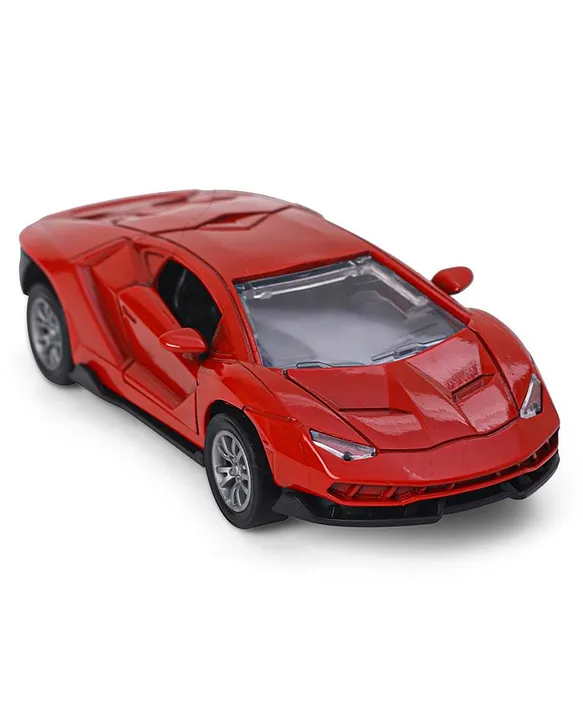 KIDS FUN Toys Kids Fun Toys Pull Back 1:32 Die Cast Sport Toy Car Red