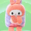 Play Nation Bunny Soft Toy Bag1 Main CompartmentLong lasting and Durable Zippers For School Travel and OutdoorsMulticolor 11inches