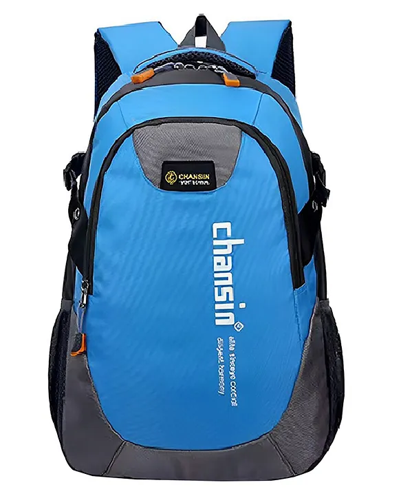 SYGA Travel Backpack for Female Large Capacity Oxford Cloth School and Sports Bag Sky Blue Height 17 Inch