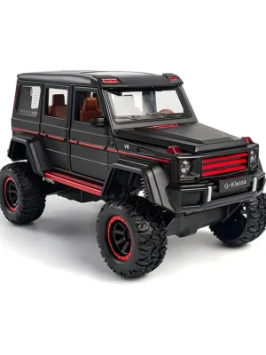 NEGOCIO Negocio 1:32 Diecast Metal Car Model Amg 4 X4 Toy Cars for Kids Pull Back Openable Doors with Light SoundPack of 1 Color May Vary