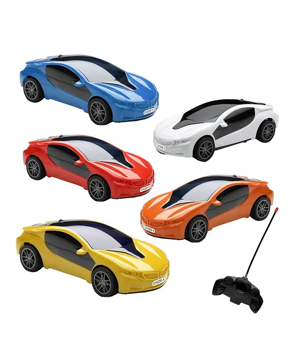 Oskart Exciting Toy Famous Car Collection: Remote Control Famous toy car Racer: HighSpeed Excitement car toy car for kids with Precision Handling and Thrilling Stunt Capabilities (Assorted Color)