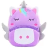 Frantic Premium Quality Sleeping Unicorn Purple Bag for Kids