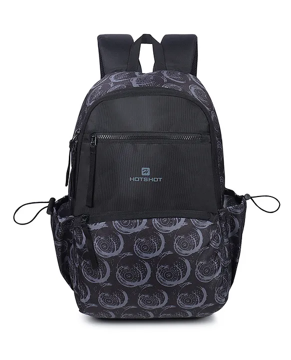 Hotshot Hot Shot Medium 28 L Laptop Backpack Bagsurbanite_1402trolley Sleeve Backpack15.6inchoffice Bagcollege Bagschool Bag (Black) 18 Inch