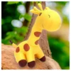 Yellow Giraffe Stuffed Soft Plush Toy Love Girl Height 35 cm