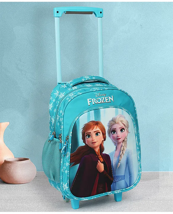 Novex NOVEX Disney Frozen 16" Kids Backpack Trolley Bag with 2 Wheel Turquoise/Kids Backpack/Kids School Bag Height 16 Inch