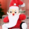 Christmas Santa Claus Soft Stuffed Plush Toy for Kids Boys & Girls (Color: Red Height 40 cm)