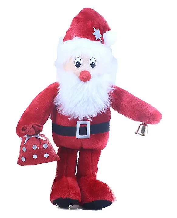 Santa Claus Christmas with Potli Stuffed Soft Plush Toy for Kids Girls & Boys (Size: 42 cm Color: Red)