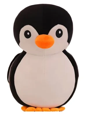 Cartoon Penguin Stuffed Plush Animal Soft Stuffed Plush Animal Toy Doll (Size: 36 cm Color: Black and White)