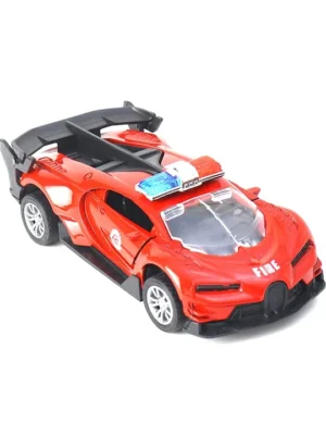 KIDS FUN Toys DieCast Fire Car Red