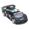 KIDS FUN Toys 1:32 Die Cast Police Car Toy Navy Blue