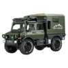 FunBlast Off Road Military Truck Toy with Light & Sound for Kids Green