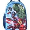 Kuber Industries SchoolCollege Bag Marvel Team Avengers Backpack for Boys and Girls 1 Compartment Backpack for Travel Water Resistant Bookbag Bag for Daily Routine Large Light BlueHeight 17 Inch