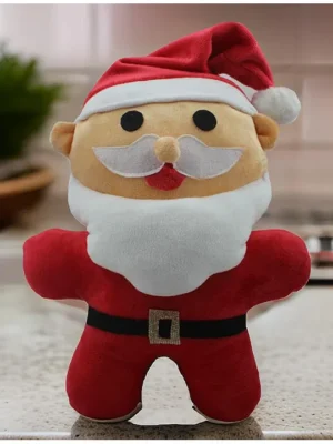 Santa Claus Soft Stuffed Plush Toy for Kids Boys & Girls Christmas Day (Size: 25 cm Color: Red)