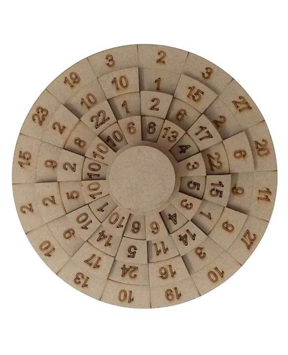 The Puzzl Co Mathematical Puzzles Sum 40 Wooden Brain Teaser Puzzle Classic Wooden Puzzle for Kids and Adults Floor Puzzle Educational and Fun Brain Training Game