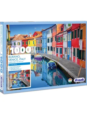Burano Venice Italy 1000 Pieces Jigsaw Puzzle Blue 34016