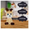 GOLDENHUB TOYS 25 cm Reindeer Plush Soft Toy Festive Holiday Decor Gifts Play for Kids