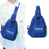 Bembika Kids Shoulder Bag Compact and Stylish Children Sling Bag Coin Purse Waist Backpack With Crossbody Shoulder Bag Design Sling Bag Daypack Travling & Hiking Chest Bag(BlueTrend)
