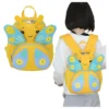 Bembika School Bag The Perfect Children Backpack and School Bags For Kids Compact Stylish Backpack For Kids ExceptionalQuality Kids Kindergarten Backpack and Travel Backpack (ButterflyYellow) Height 10 Inches