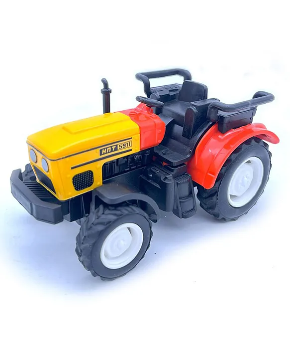 Centy Legend Friction Powered Tractor Toy Yellow & Red