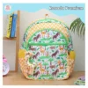 Rosada Giraffe Light Weight Durable School Bag with Comfortable Cushion Padding Waterproof Trendy and Spacious Kids Backpack Unisex Stylish Bag for Kids Boys and Girls Large (17 Inches)