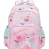 SCHOOLISH Schoolish Unicorn Theme School Bag for Kids Large Capacity Kids School Bag Shoulder Bag With Pencil Pouch Picnic Bag Pack of 1 Multicolor 14 Inch