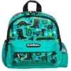 SCHOOLISH Schoolish Dinosaur Backpack Cute Lightweight Small Backpack for Little Kids Boys Kindergarten Preschool Bookbag Toddler Bag Pack of 1 Green 9 Inch