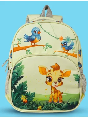 VISMIINTREND Preschool School Bag for Baby Kids Small Cute Bags for Girls/Boys Green Height 13 Inch