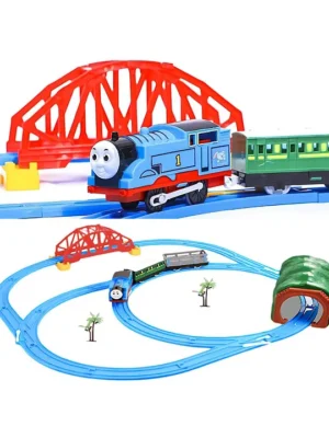 FUNVERSE BatteryOperated Express Toy Train Set for Kids 3+ Railway Tracks Adventure Train with Lights Sound OverBridge Tunnel Cave Educational Toy Ideal Gift Fun & Learning