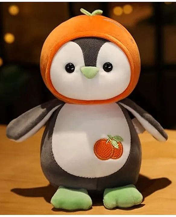 Fruit Penguin Soft Toy Adorable Plush Toy for Kids Height 25 cm