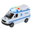 NEGOCIO Friction Powered Police Truck Toy with Light and Sound Pack of 1 Color May Vary