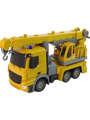 NEGOCIO 1:12 Scale Remote Controlled Crane Construction Vehicle 2.4G Rc Toy for kids Packof 1 Color May Vary