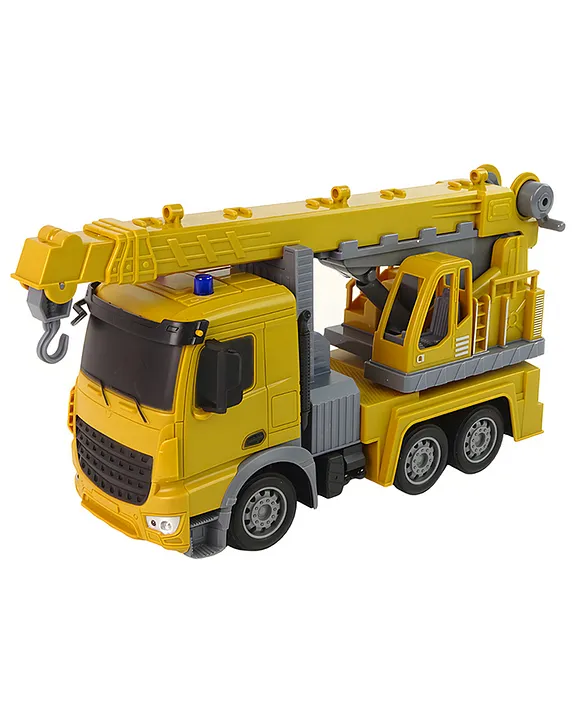 NEGOCIO 1:12 Scale Remote Controlled Crane Construction Vehicle 2.4G Rc Toy for kids Packof 1 Color May Vary